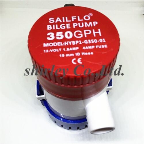 Alta qualidade interruptor HYBP1-G350-01 regra bilge bomba 12 v bomba de agua de esgoto 350GPH 12V