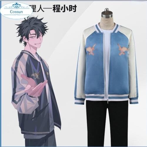 Anime! DEVIL GAME LINK CLICK ChengXiaoShi Handsome Uniform Cosplay Costume Halloween Party Role Play Outfit Dailydress 2021 NEW
