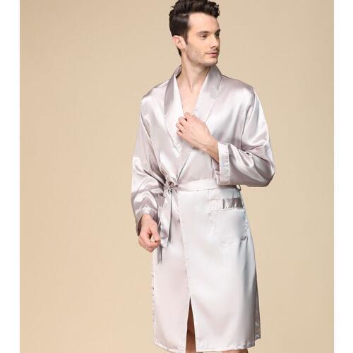 COLOR OF HEART Men's Satin Robes