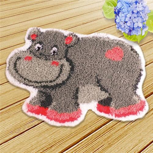 DIY Kussen Knooppakket Knoopkussen Dieren Latch Hook Rug Kit Embroidery Carpet Cushion Latch Hook Tapijt Foamiran For Needlework