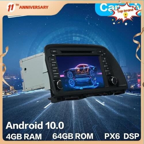 For MAZDA CX-5 2013 - 2015 Car Android Multimedia GPS Navigation Newest 10.0 4G 64GB PX6 Stereo Car radio DVD Player DSP Carplay