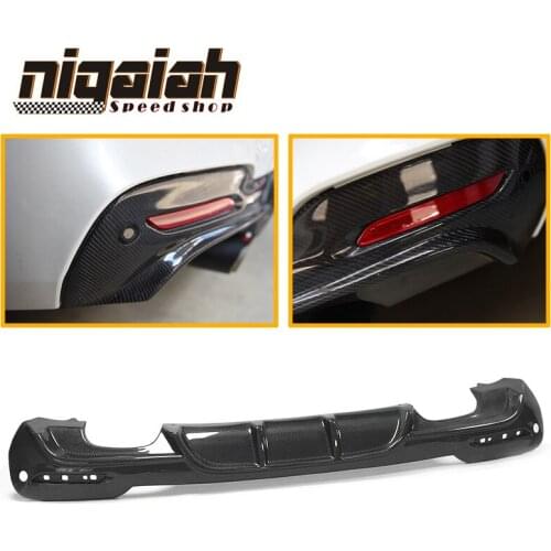 F34 M Performance style Carbon Fiber Rear Bumper Diffuser For Bmw 3 series GT F34 320im 328i 335i MTECH M Tech Bumper