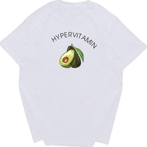 2020 New Harajuku T-Shirt Men Women Summer Hip Hop T Shirts print HYPERVITAMIN Streetwear Tshirts Short Sleeve Casual Top Cotton