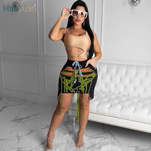 Женские мини юбки HAOYUAN China At AliExpress