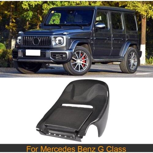 G Class Car Seat Back Cover Trims For Mercedes-Benz G Class 2019 Car Interior Seat Cover Trim Moulding Carbon Fiber