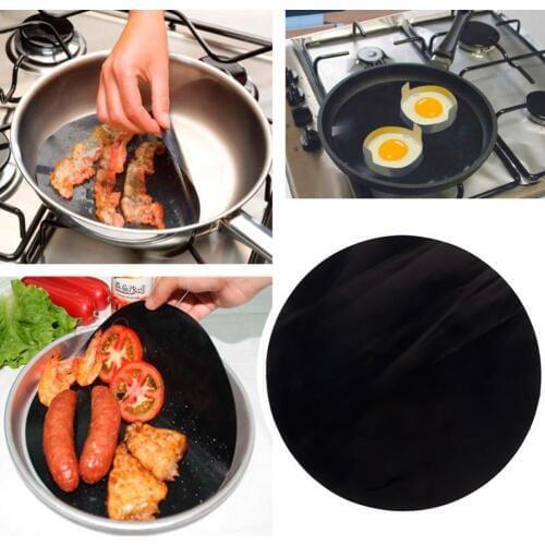 24cm Professional Pan Mat Non-stick Round Liner Sheet Kitchen Cooking Tool