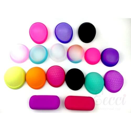 Menstrual Disc Flat-fit Design women Extra-Thin Menstrual Disc/copa /Cup with sterilizer /case Tampon/Pad Alternative