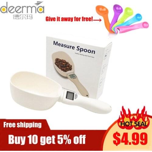 Multifunction Pet Food Scale Cup Portable Dog Cat Feeding Bowl Kitchen Scale Spoon Measuring Scoop Cup With Led Display