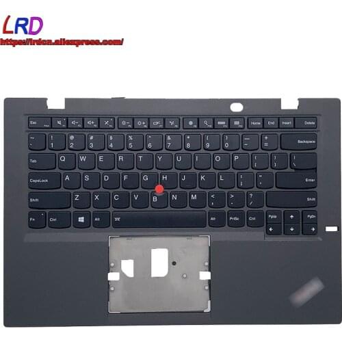 New Shell Upper Case Palmrest with US English Backlit Keyboard for Lenovo Thinkpad X1 Carbon 3rd Laptop C Cover