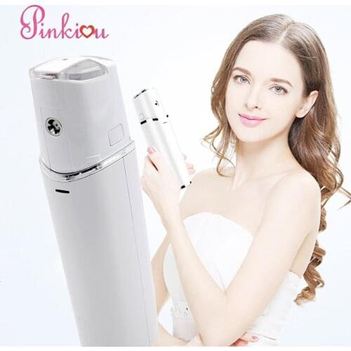 Pinkiou Portable Airbrush Makeup Kit USB Facial Spray Pen Atomization for Face Paint Skin Moisturizing Hydrating Activating Appa