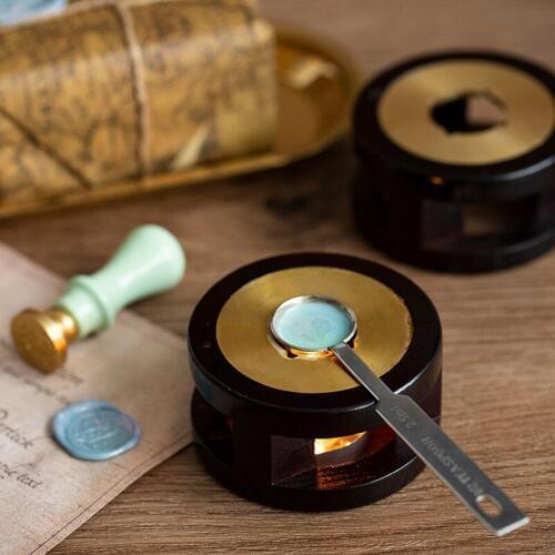 Retro Fire Paint Seal Furnace Wax Grain Wax Melting Tool Accessories European Love Letter Invitation Envelope Seal