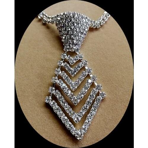 Cute Bling Crystal Dog Collar Tie Diamond Puppy Pet Shiny Full Rhinestone Necklace Collar Collars for Pet Little Dogs Supplies