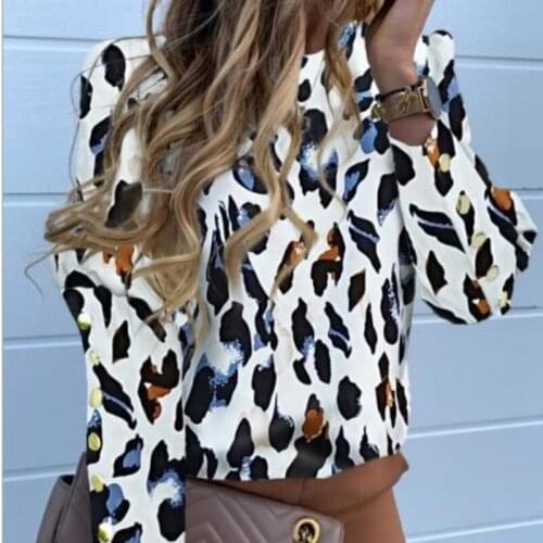 Tracyen Leopard Blouses