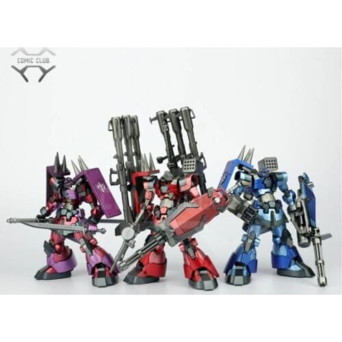 COMIC CLUB IN-STOCK 1/100 mb metalbuild Rick Dom eva/red/blue/purple color gundam high quality SCMEX action figure robot