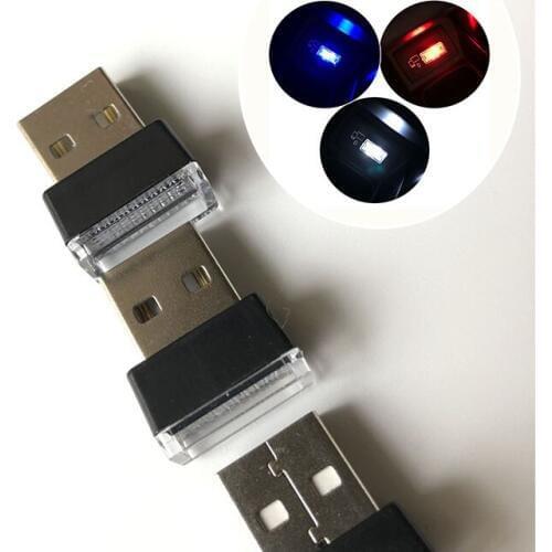 1Pc Car USB Atmosphere Lamp for Geely X7 Vision SC7 MK Cross Gleagle BOUNS M11 INDIS VERY GX7 SX7 ARRIZO