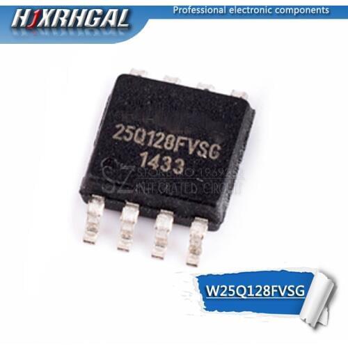 1PCS W25Q128FVSG SOP8 25Q128FVSG SOP 25Q128 W25Q128FVSSIG W25Q128 SMD