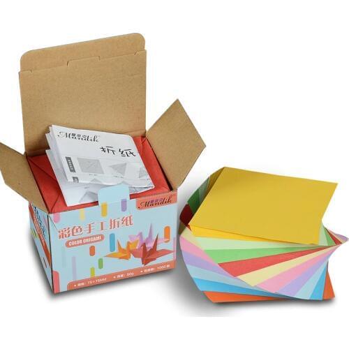1000 sheets Handmade child origamiisfragile colored paper multicolour handmade paper