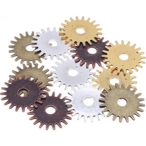 20pcs per lot DIY Handcraft Steampunk Gears Metal Component Accessories