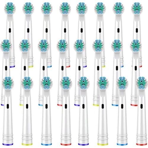 24pcs Replacement Brush Heads For Braun oral B D12,D16,D29,D20,D32,OC20,D10513, DB4510k 3744 3709 3757 D19 OC18 D811 D9525 D9511