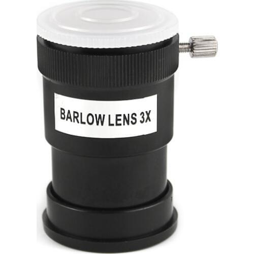 3X Barlow Lens Plastic for 1.25" Standard Astronomical Telescope Eyepiece Ocular