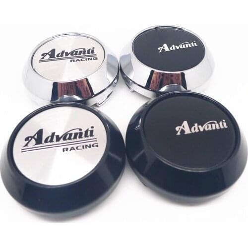 4pcs 64mm Advanti Racing Wheel Center Hub Cap Car Rims Dust Cover Auto Styling Accessories