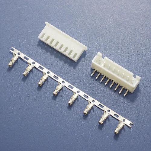 50 sets XH2.54 8P 8Pin Curved needle Pin Header+Terminal+Housing Connector