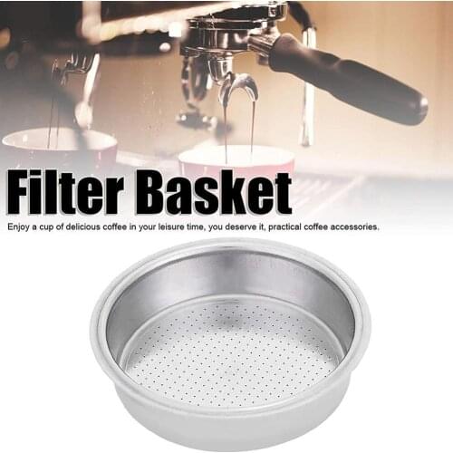 51mm 1/2/4 Cups Filter Replacement Filter Basket 304 Steel Powder Bowl Filter Portafilter For Coffee Machine Parts