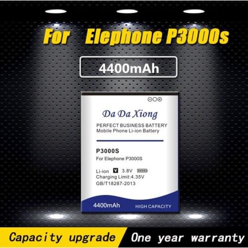 New High quality 4400mAh Elephone P3000 P3000S Battery use for Elephone P3000S Elephone P3000 Phone Free shipping