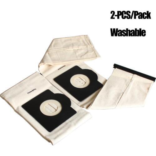 2-PCS washable vacuum cleaner bags for KARCHER bags A2731TE A2731 K2801 WD4200 WD5300M WD5400 WD5600MP