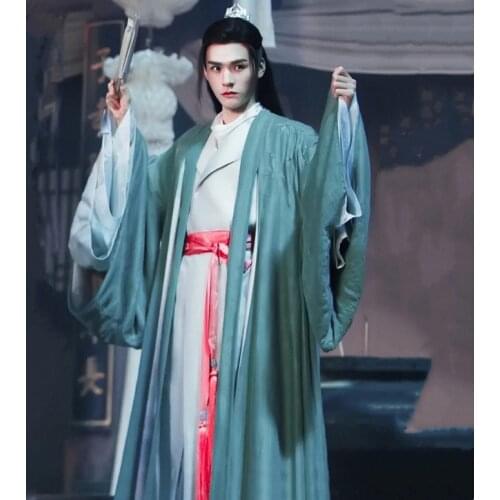 Martial arts elegant clothing The Untamed Cosplay costume movies ancient costume style 8