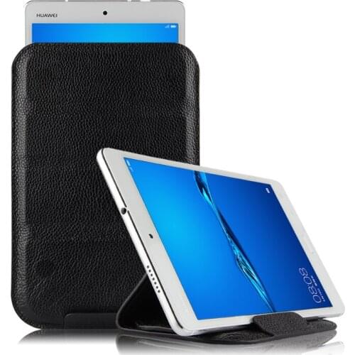 Case Cowhide Sleeve For Huawei MediaPad M5 Lite 8.0 Protective Cover Genuine Leather JDN2-AL00 JDN2-W09 8" Tablet Pouch bag Case