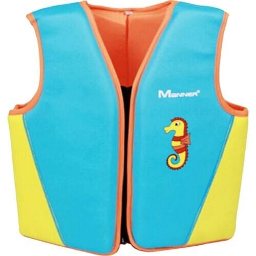 Kids Baby Swim Life Jacket Safe Life Vest 1-10 Years Swimsuit Floating Neoprene Swimwear Buoyance Boys Girls Toddler