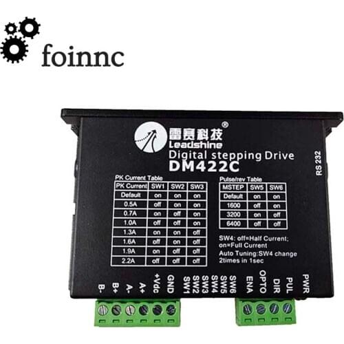 Original Leadshine stepper driver New Leadshine DM422C CNC Digital Stepper Motor Driver 24-40VDC out 2.2A