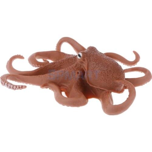 Animals Figure Toys Farm/Jungle/Sea Octopus Animals Model Aquarium Toys Realistic Wild Pastic Figurine Kid Educational Toy