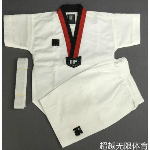 2018 Summer Mooto Taekwondo Suit Childrens Adult Unisex Ultra light Short Sleeved Training Tae kwon do Uniforms breathable