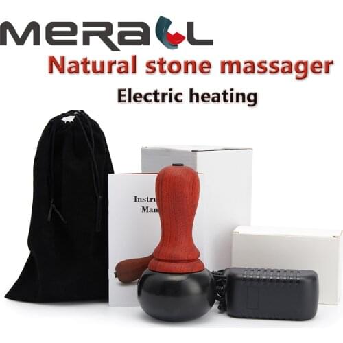 Natural Electric Bianstone for Face Back Gua Sha Massager Slimming Body Skin Lift Care Spa Meridian Dredging Muscle Massage Tool