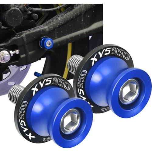Motorcycle 6MM Swingarm Spools Stand Screws Slider FOR YAMAHA XVS 950 XVS950 BOLT CSPEC RSPEC 2015 2016 2017 2018 2019 2020 2021