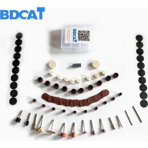 BDCAT 106 Pieces/set Dremel Rotary Tool Accessory Set Fits mini Dremel Drill Grinding Polishing Dremel Tools Accessories