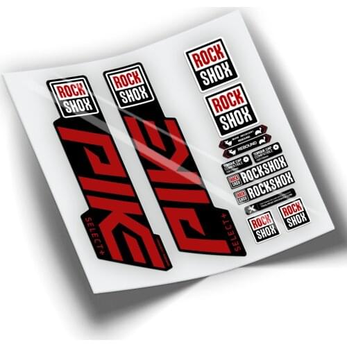 STICKERS FORK BICYCLE ROCKSHOX PIKE SELECT PLUS 2021 WP394