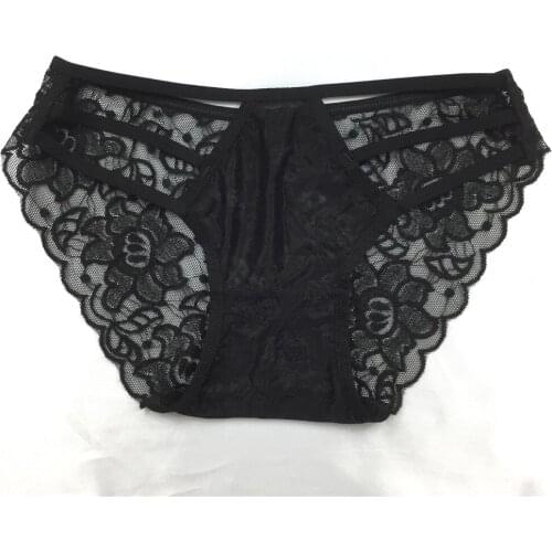 Qiu dong new fund breathable lady underwear decorative pattern sex appeal triangle pants 30120