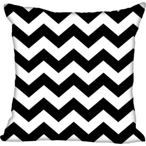 Custom Pillowcase Classic Chevron Square Zipper Pillow Cover 35X35,45X45,60X60cm(Two Sides) Print Your Pictures Pillow Cases