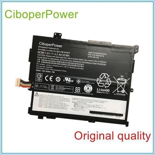 Original Laptop battery for 7.5V 32Wh 00HW016 00HW017 Laptop Battery For 10 2nd 20E3 20E4