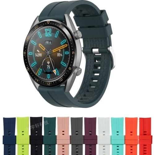 22mm Wrist Straps Band for Huawei Watch GT 42mm 46mm smartwatch Strap for huawei watch GT 2 GT2 46mm Bands Sport belt bracelet