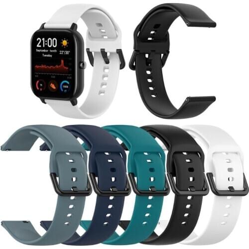 Silicone Wristband Replacement Watch Bracelet Small Size for Amazfit GTS for Huami Mi Health Watch 20cm Smart Wristband Strap
