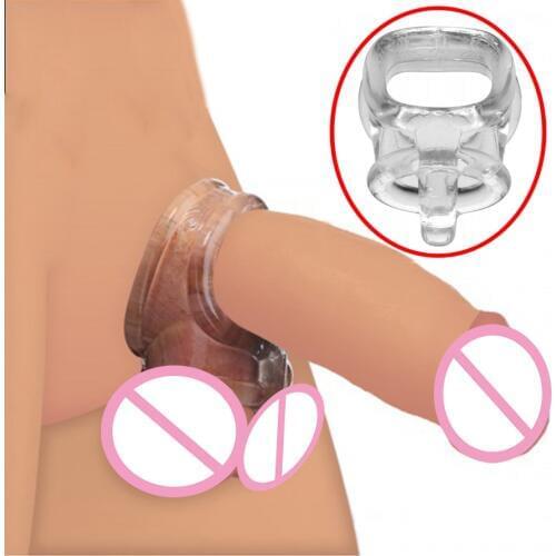 Silicone Erection Enhancer T-style Divider,Testicles Separator,CockSling Ball Stretcher,Adult Sex Toys For Men