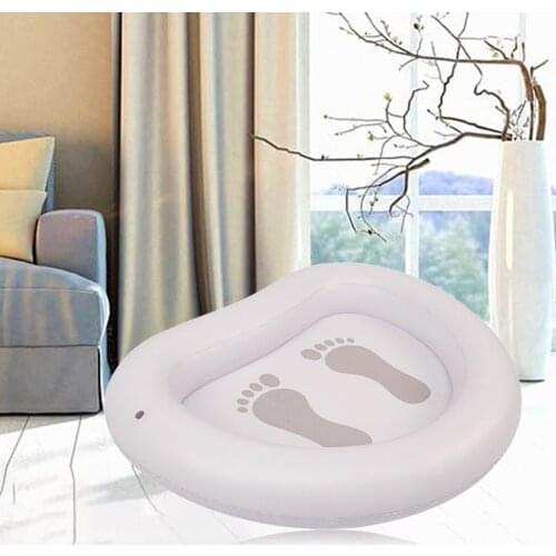 Swimming Pool Foot Bath Inflatable Foot Soaking Bath Basin for Soaking Feet for Home Spa Treatment Gifts