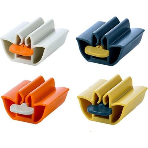 Toothpaste Squeezer Tooth Paste Holder Oral Care Bathroom Tools Tube Cosmetics Press Facial Cleanser Rolling Squeezing Dispenser