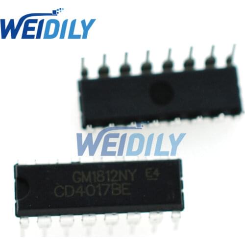 10PCS/LOT CD4017 CD4017BE DIP16 DIP CD4017B NEW IC dip-16