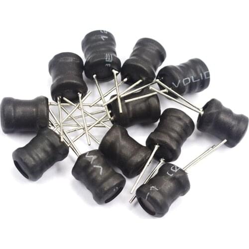 10pcs 8*10 I-shape Power Inductor Inductance Copper Coil 1uH 2.2uH 3.3uH 4.7uH 6.8uH 10uH 22uH 33uH 47uH 68uH 100uH
