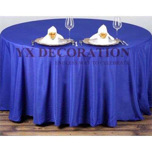 280cm Round Tablecloth Banquet Event Table Cloth Cover For Wedding Christmas Decoration Decoration